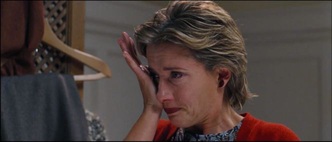 Emma Thompson as Karen, looking understandably heartbroken.